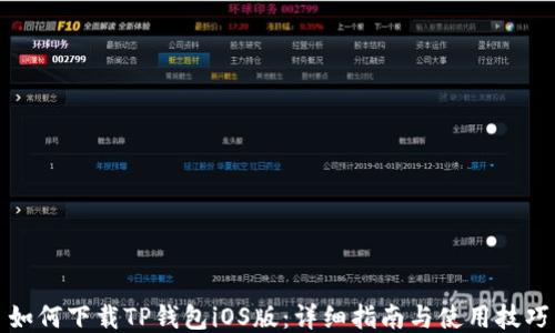 如何下载TP钱包iOS版:详细指南与使用技巧